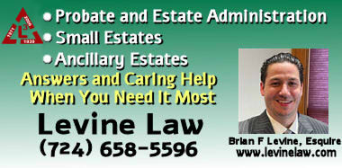 Law Levine, LLC - Estate Attorney in Meadville PA for Probate and Estate Administration including small estates and ancillary estates